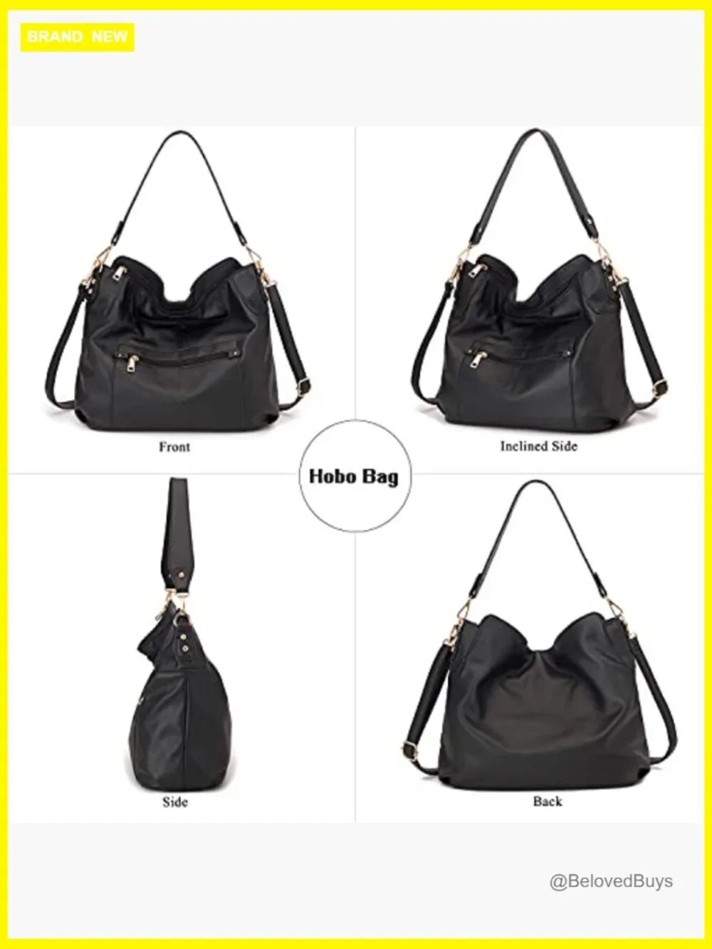 Large Crossbody Bag Set with Wallet Tote Hobo Purse for Women